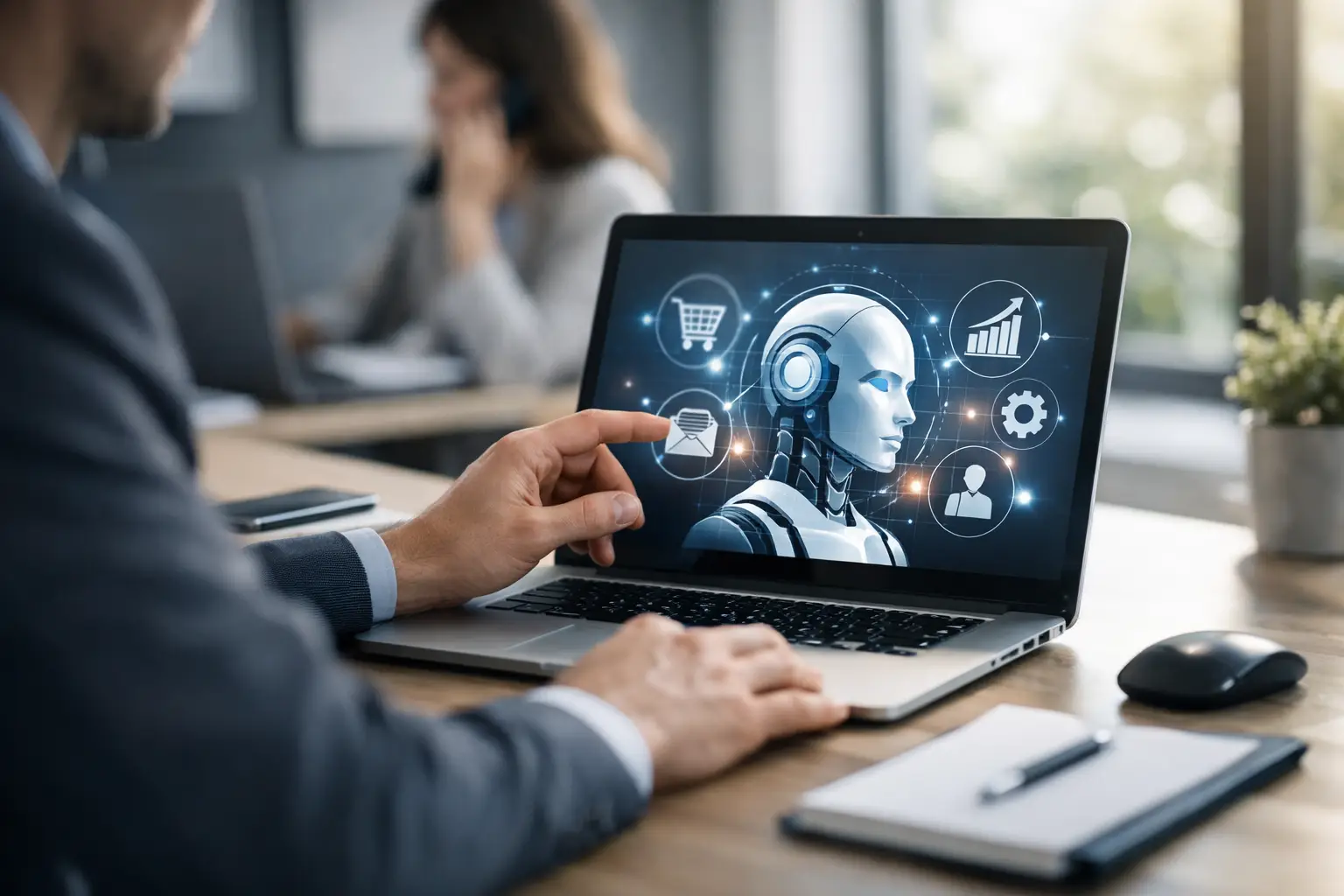 Guía de automatización comercial con IA